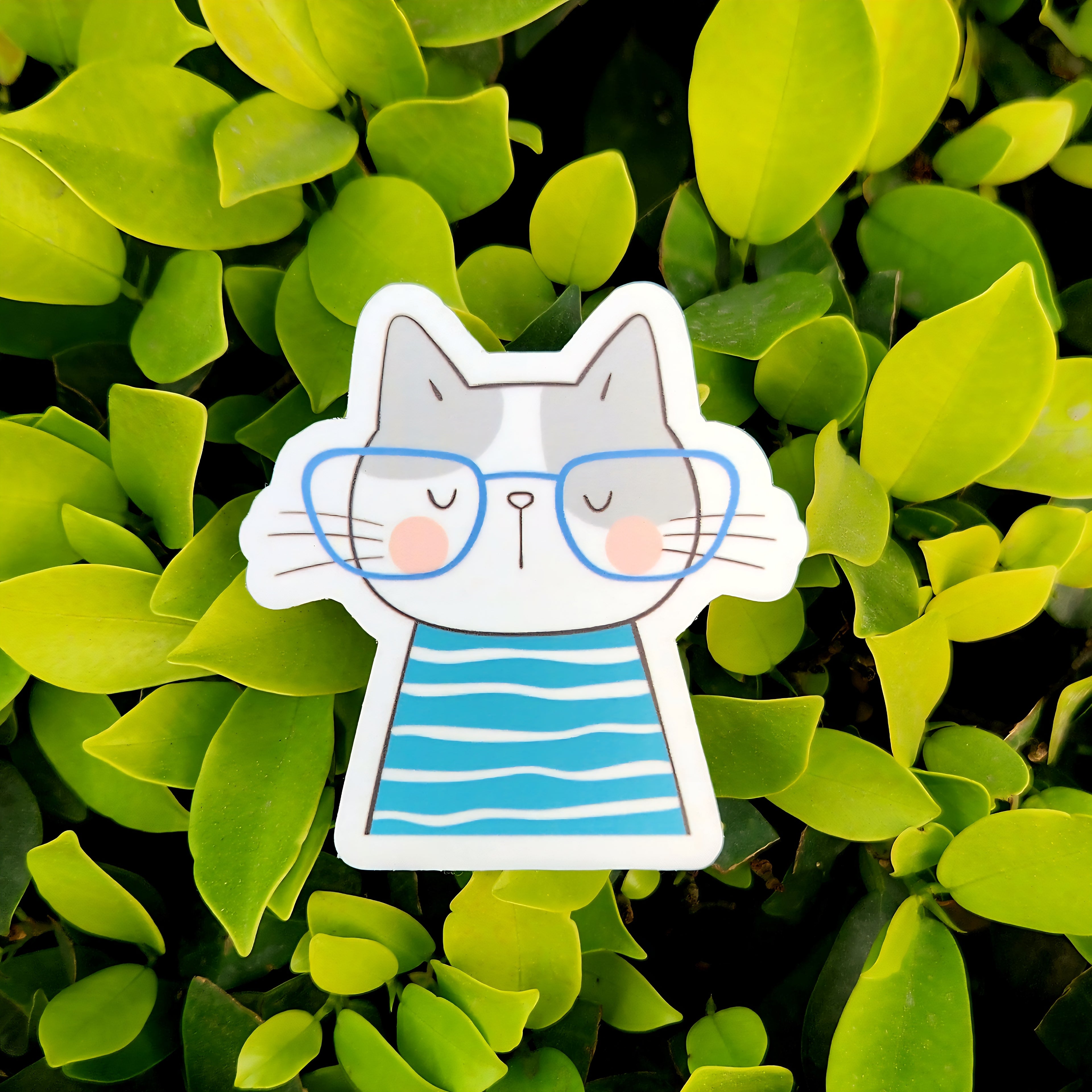 🤓 "Scholar Cat" Sticker