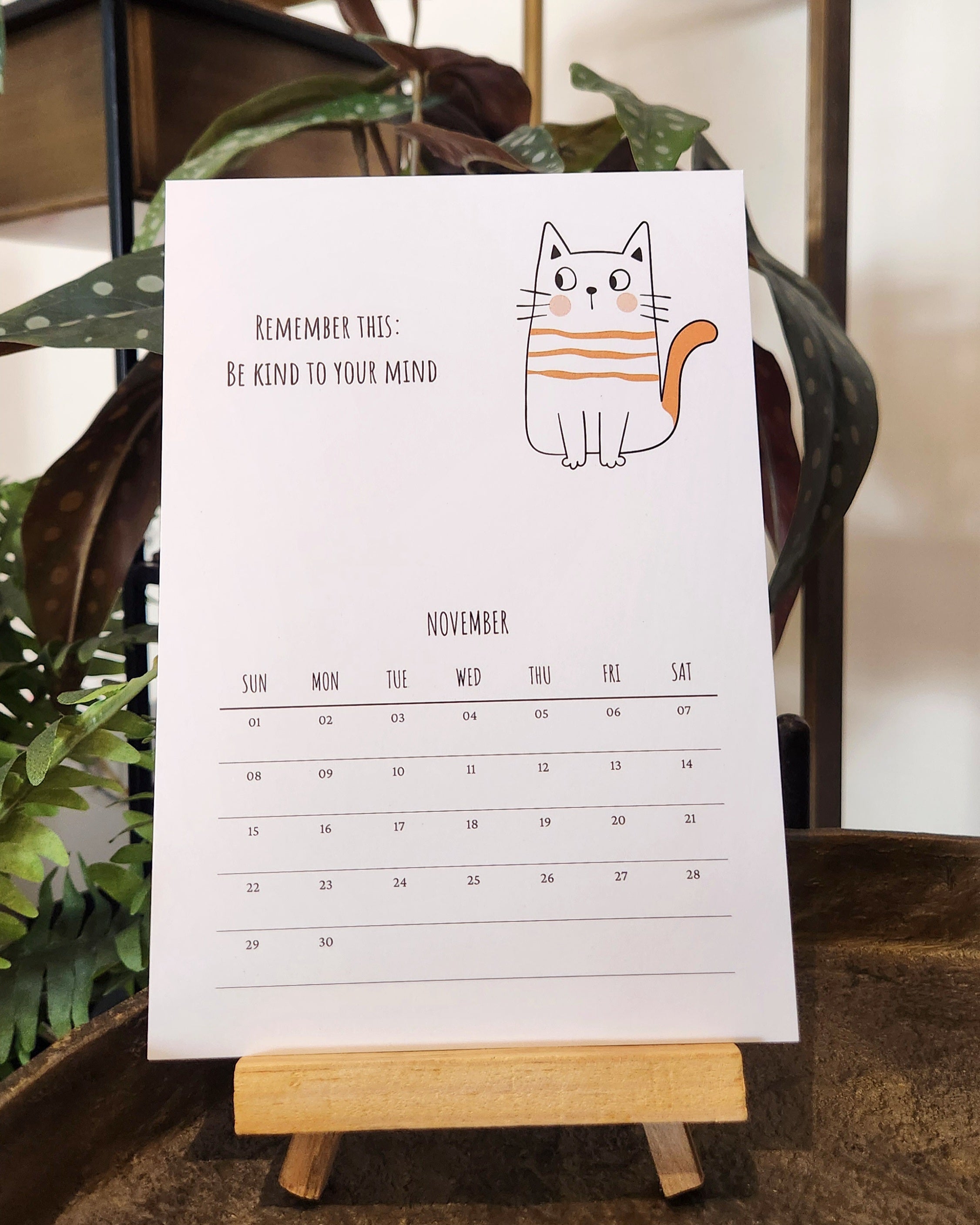 🐾 Pawsome Purr: 2026 Desk Calendar & Joy Journal